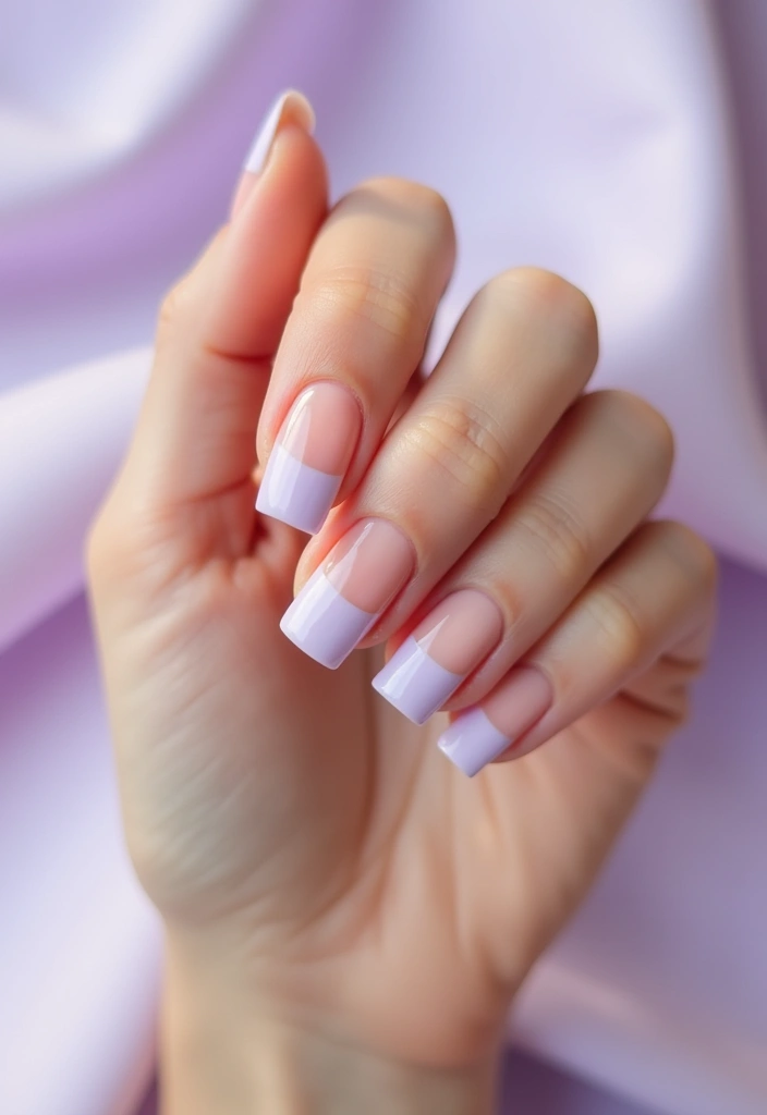 21 Trendy Pastel Nail Ideas That Will Make Your Spring Shine (You Won't Believe #7!) - 8. Pastel French Tips