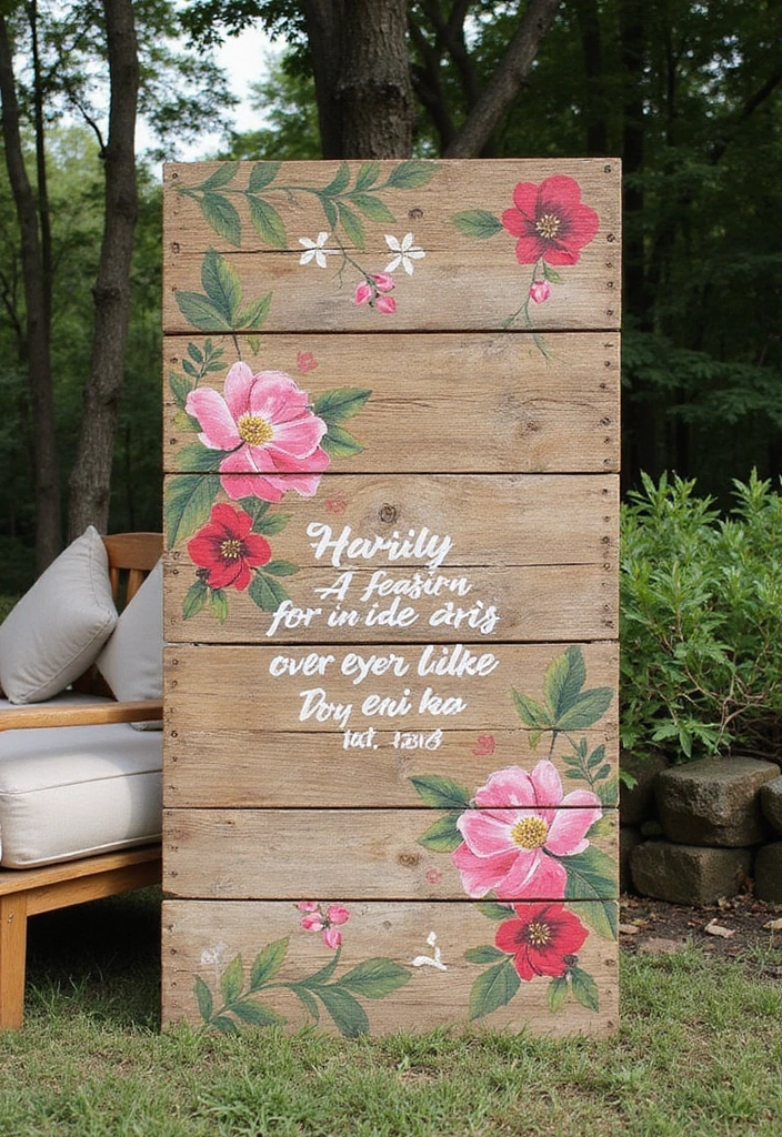 22 Step-by-Step DIY Wall Art Tutorials That Anyone Can Follow (Even Beginners!) - 10. Upcycled Wooden Pallet Art