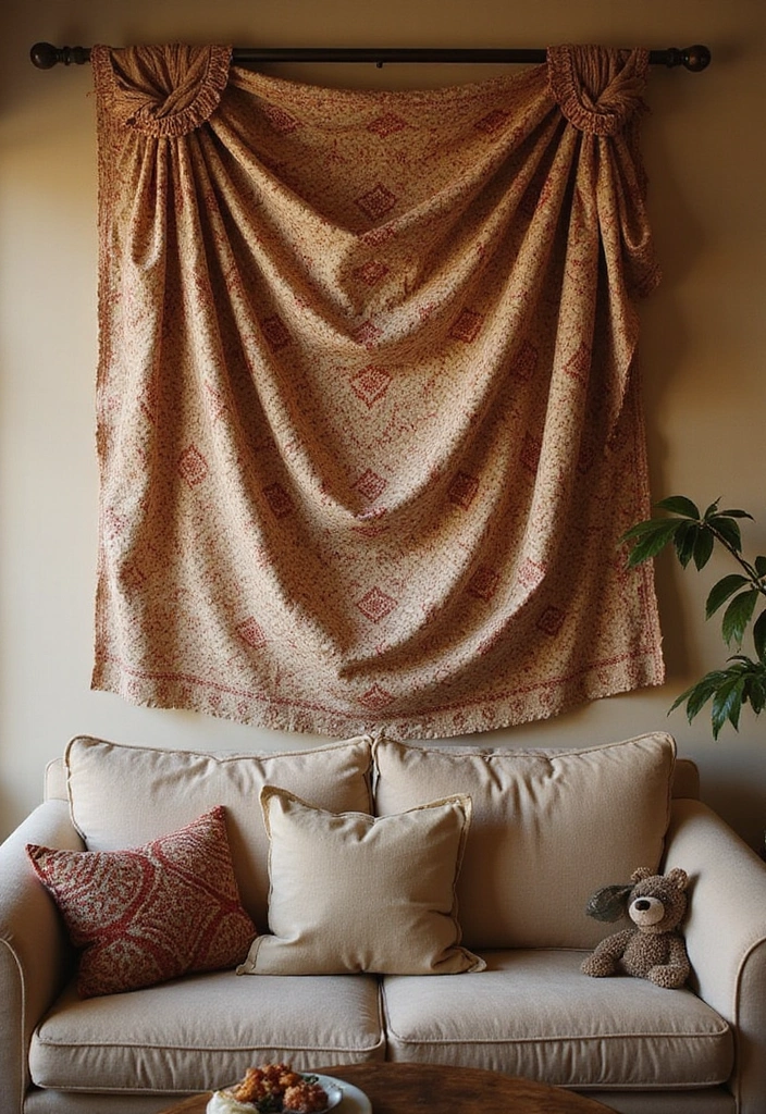 22 Step-by-Step DIY Wall Art Tutorials That Anyone Can Follow (Even Beginners!) - 20. Fabric Wall Hangings