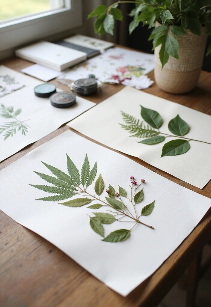 22 Step-by-Step DIY Wall Art Tutorials That Anyone Can Follow (Even Beginners!) - 4. DIY Botanical Prints