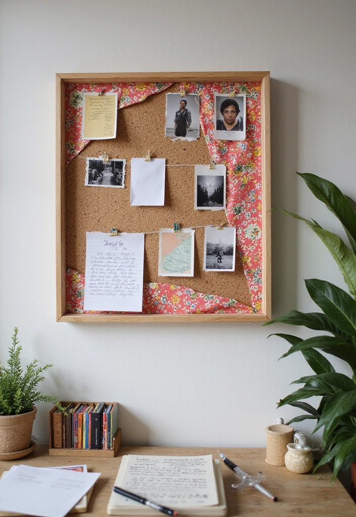 22 Step-by-Step DIY Wall Art Tutorials That Anyone Can Follow (Even Beginners!) - 5. Cork Board Art