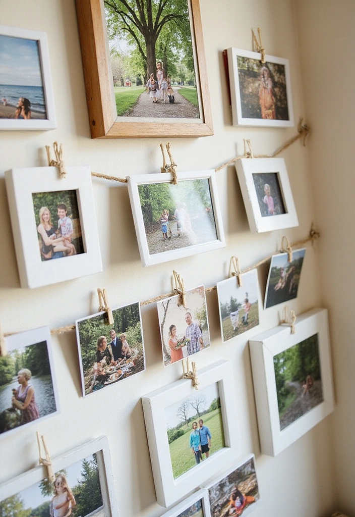 22 Step-by-Step DIY Wall Art Tutorials That Anyone Can Follow (Even Beginners!) - 8. Photo Collage Wall Art