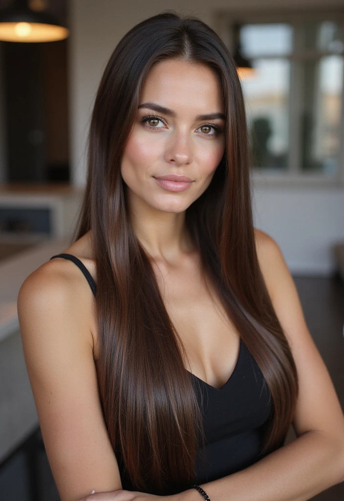 10 Amazing Hairstyles That Will Transform Your Look Instantly! - 10. Classic Straight Hair