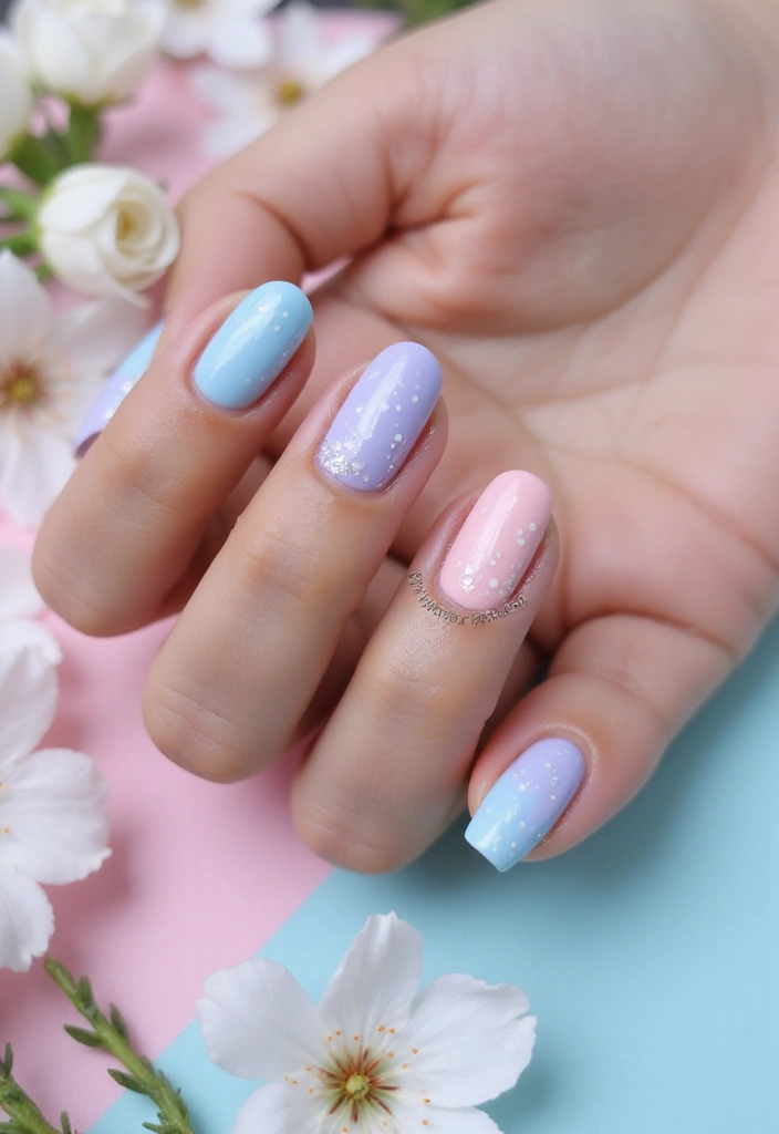 10 Amazing Short Spring Nails That Will Brighten Your Day (You Won't Believe #7!) - 1. Pastel Perfection