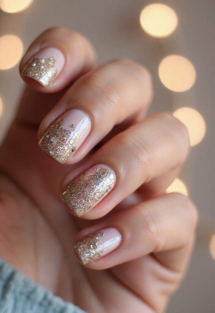10 Amazing Short Spring Nails That Will Brighten Your Day (You Won't Believe #7!) - 5. Sparkling Spring