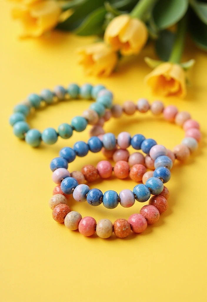 10 Spring Hair Decor Ideas That'll Make You the Envy of Every Garden Party! - 8. Colorful Beaded Hair Ties