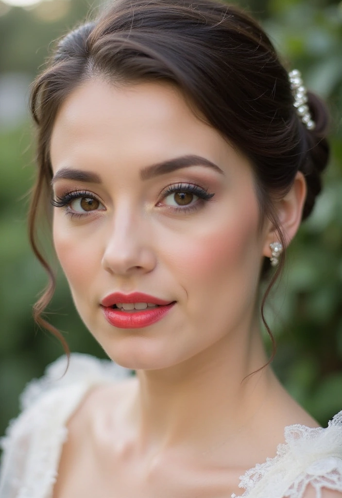 10 Stunning Wedding Inspo Ideas That Will Make You the Most Beautiful Bride! - 1. Timeless Classic Makeup Look