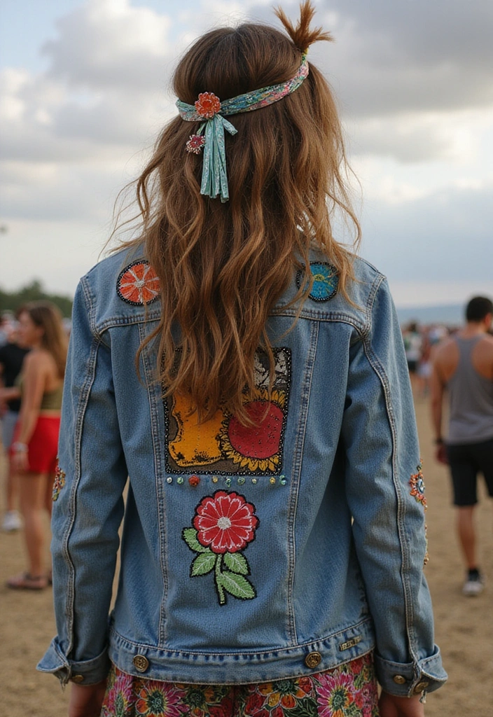 13 Jaw-Dropping Festival Outfits That'll Make You the Star of the Show! - 13. Artistic Expressions with DIY Pieces