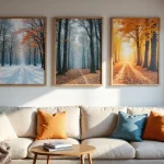13 Seasonal Photo Wall Ideas That Will Keep Your Home Fresh Year-Round (Don’t Miss #4!)