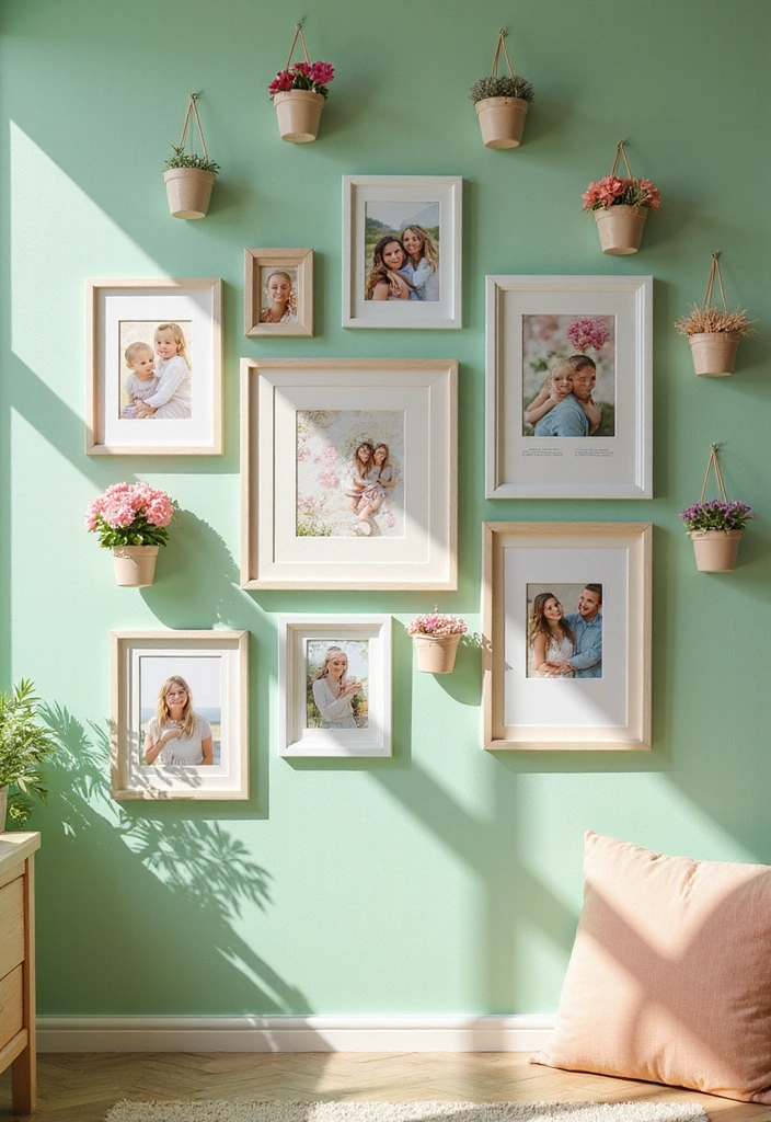 13 Seasonal Photo Wall Ideas That Will Keep Your Home Fresh Year-Round (Don’t Miss #4!) - 2. Spring Awakening: Fresh Florals