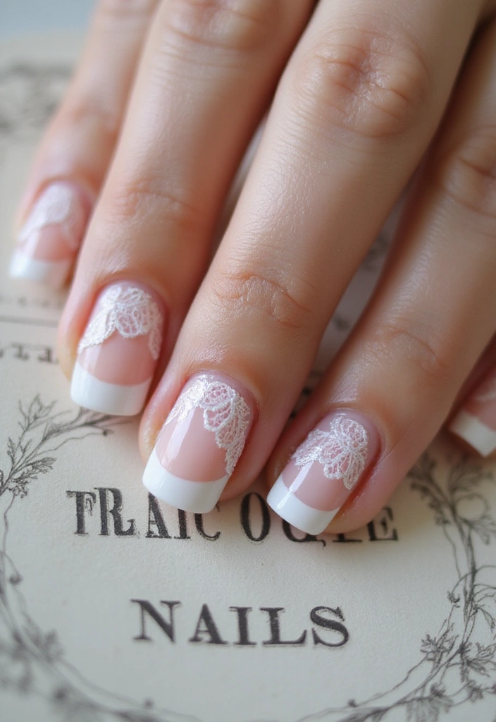 13 Unique French Tip Nails Designs You Didn’t Know Existed (Prepare to Be Inspired!) - 13. Vintage French Tips