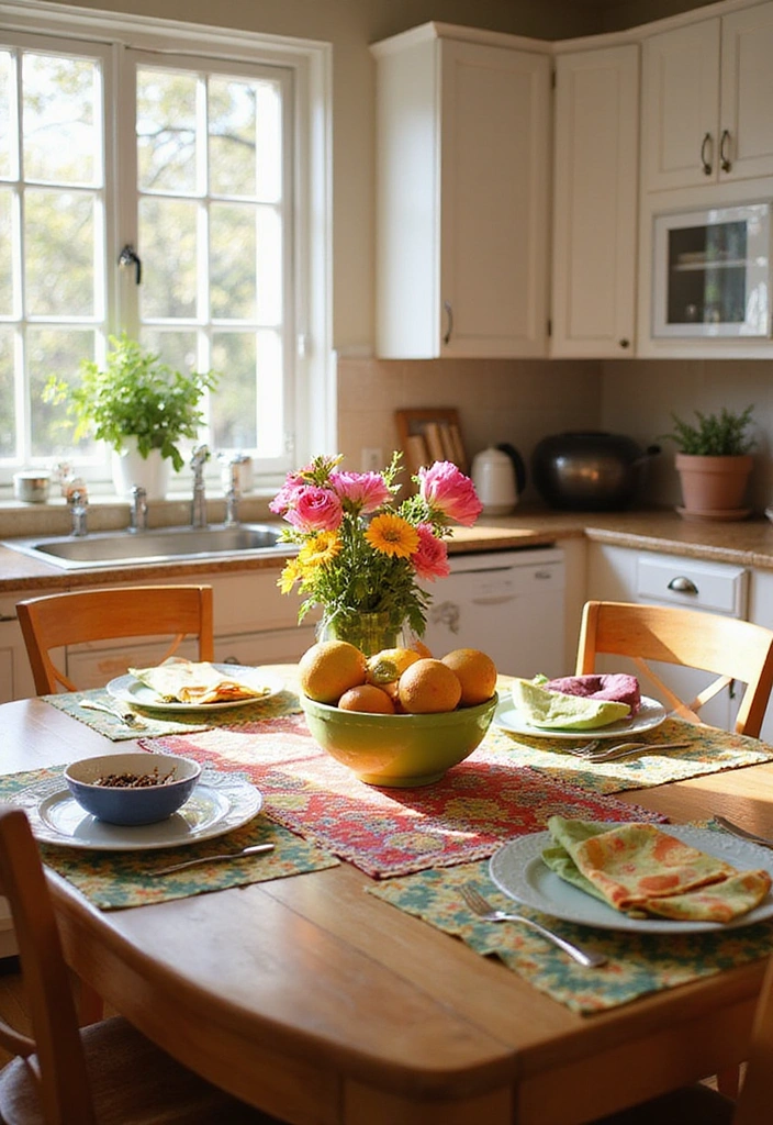 15 Colorful Kitchen Decor Ideas to Brighten Your Spring (You Won't Believe #8!) - 12. Seasonal Table Settings