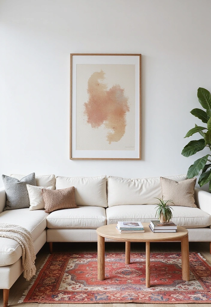 15 Cozy Summer Living Room Ideas That'll Make You Want to Stay In All Day! - 11. Minimalist Approach