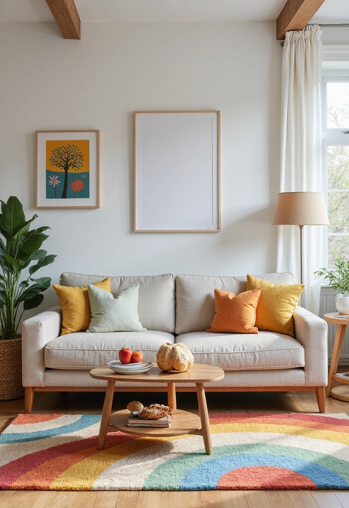 15 Cozy Summer Living Room Ideas That'll Make You Want to Stay In All Day! - 14. Family-Friendly Touches