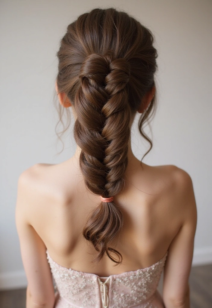 18 Beautiful Braided Hairstyles for Prom (Get Inspired by #9!) - 16. Braided Hair Bow