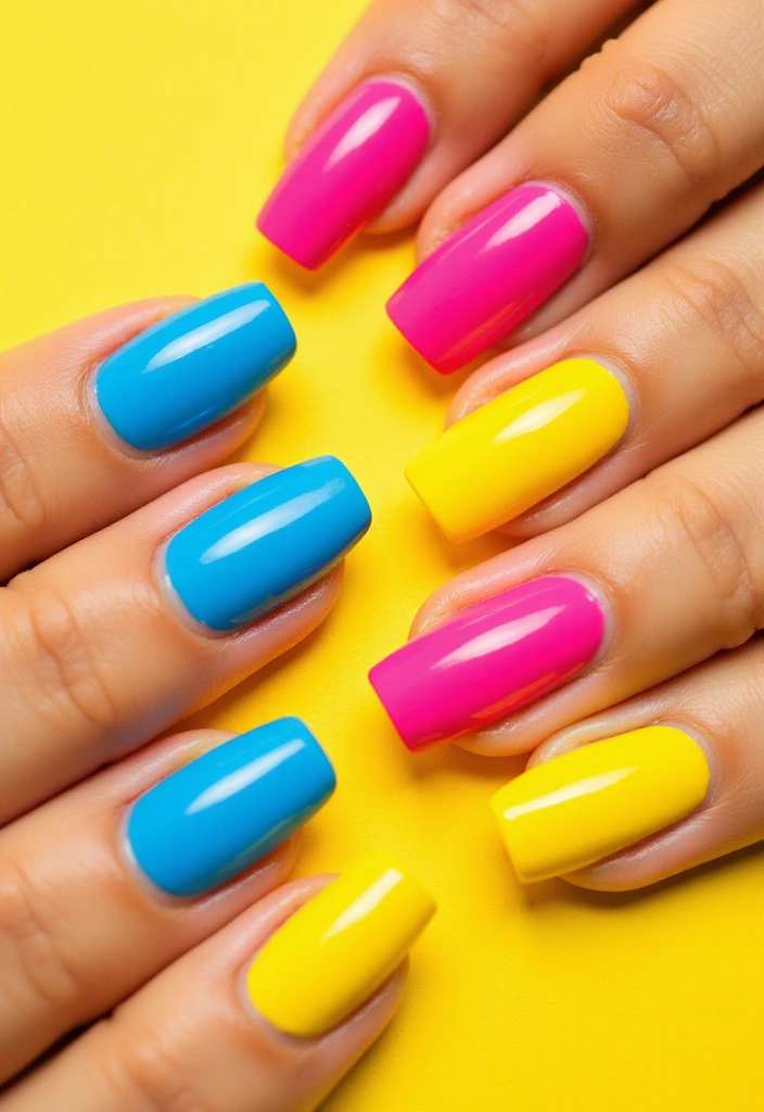 18 Bright Summer Nails That Will Bring the Sunshine to Your Fingertips! - Bold & Bright: Statement Colors