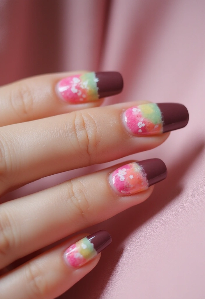 18 Bright Summer Nails That Will Bring the Sunshine to Your Fingertips! - Chic French Tips: A Summer Twist