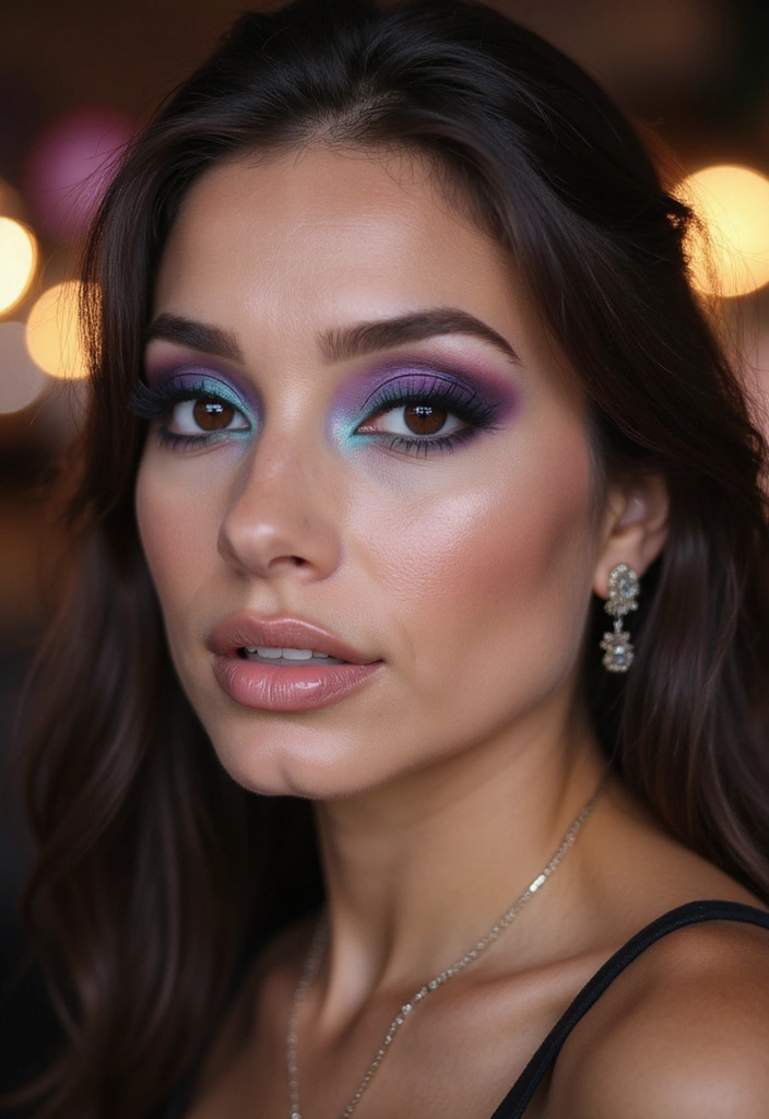 18 Festival Eye Shadows That Will Make You the Life of the Party (Warning: #11 Is Wild!) - 8. Colorful Smokey Eyes