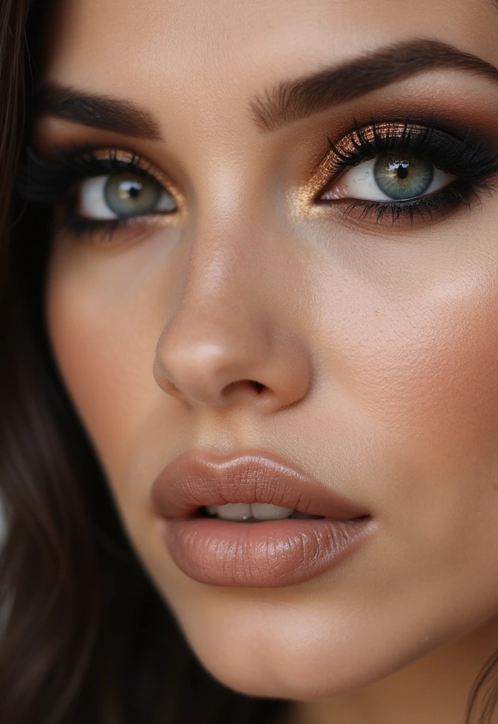 18 Glamorous Makeup Ideas for Brown Eyes That Will Turn Heads at Any Party! - 1. Sultry Smoky Eyes