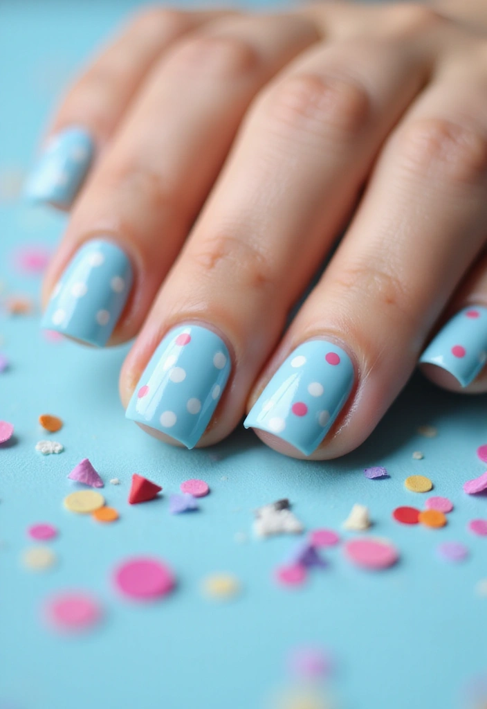 19 Easy Pastel Nail Designs That Will Blow Your Mind (Especially #6!) - 2. Polka Dot Delight