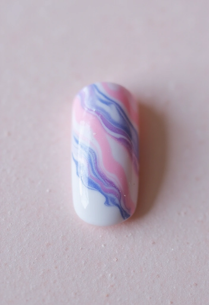 19 Easy Pastel Nail Designs That Will Blow Your Mind (Especially #6!) - 8. Marbled Effect