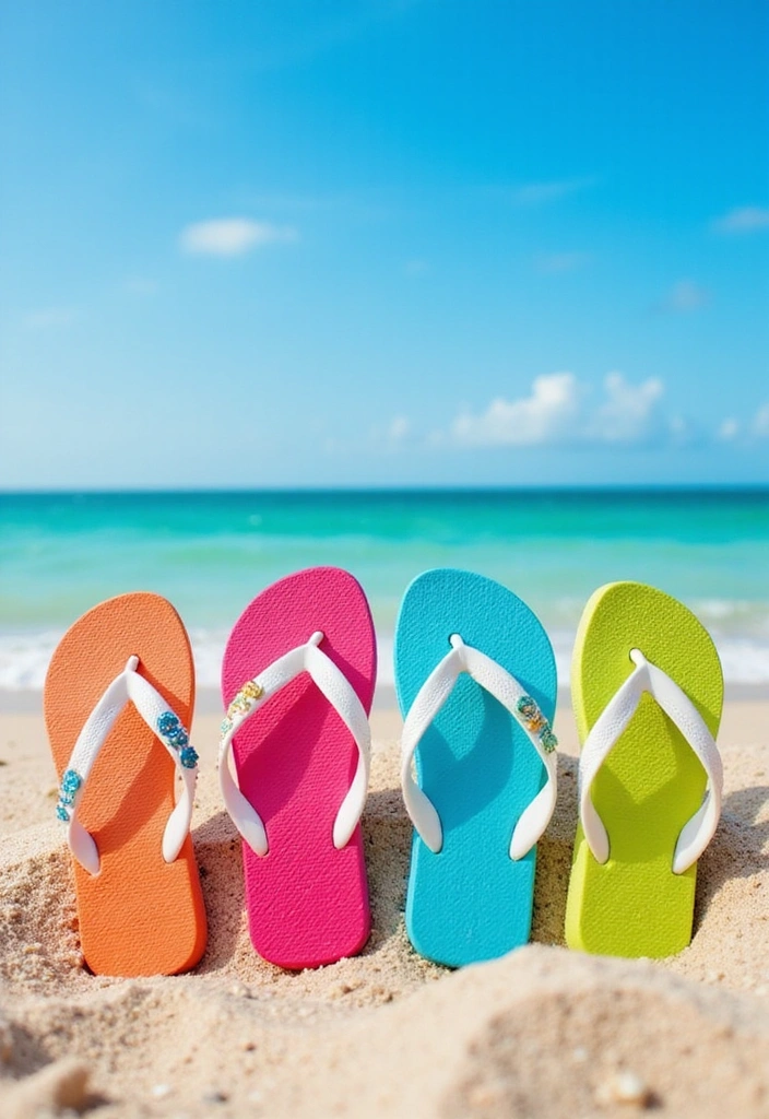 20 Warm Summer Gifts That Will Make Everyone Smile (You Won't Believe #13!) - 7. Stylish Flip-Flops