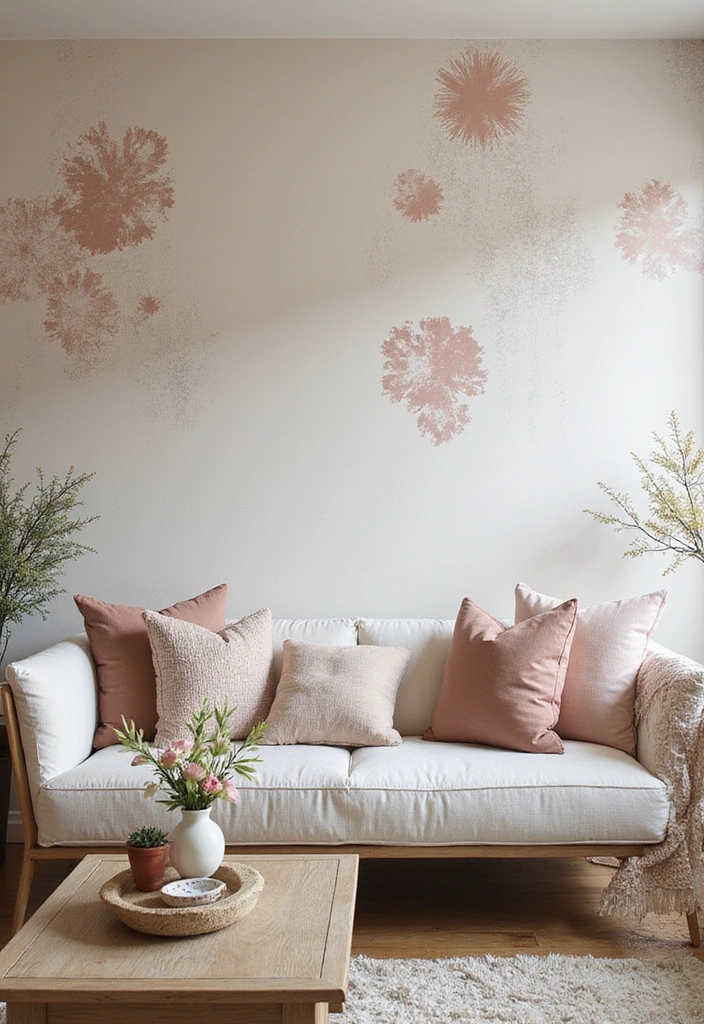 21 Affordable Home Decor Hacks That'll Make You the Envy of All Your Friends! - 7. Stenciled Accent Walls