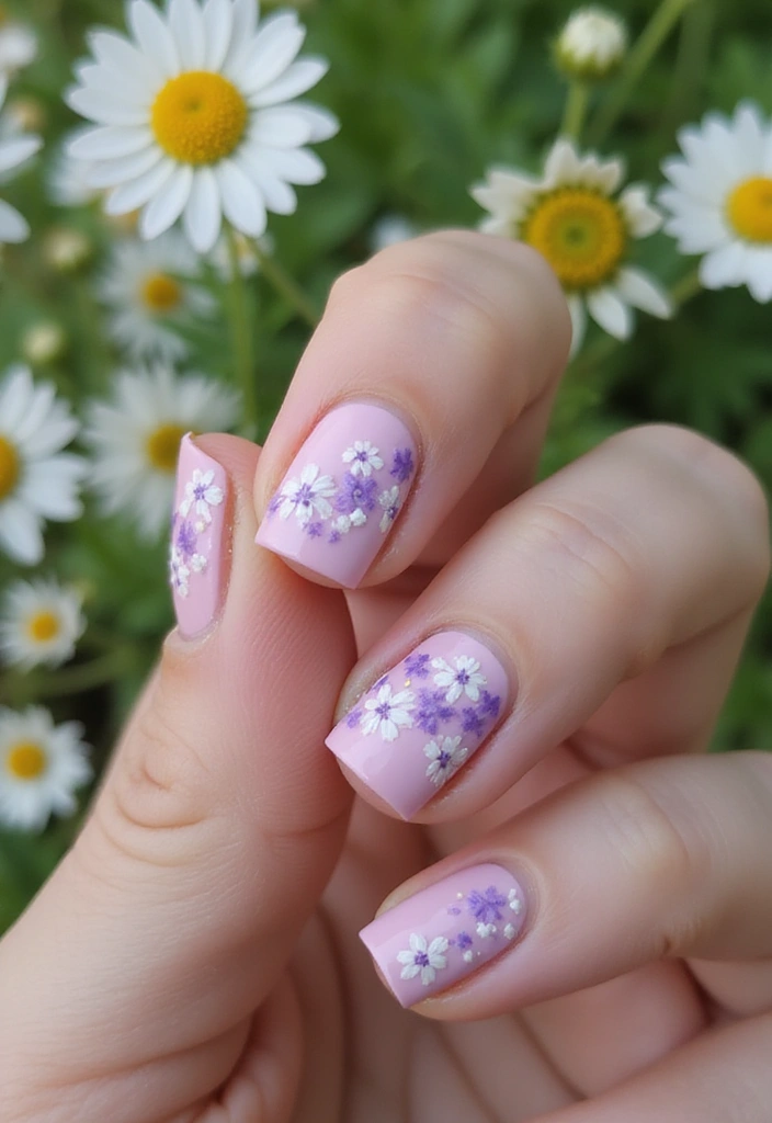 21 Vibrant Spring Nail Ideas That Will Make You Smile (Don't Miss #13!) - 3. Floral Fantasy