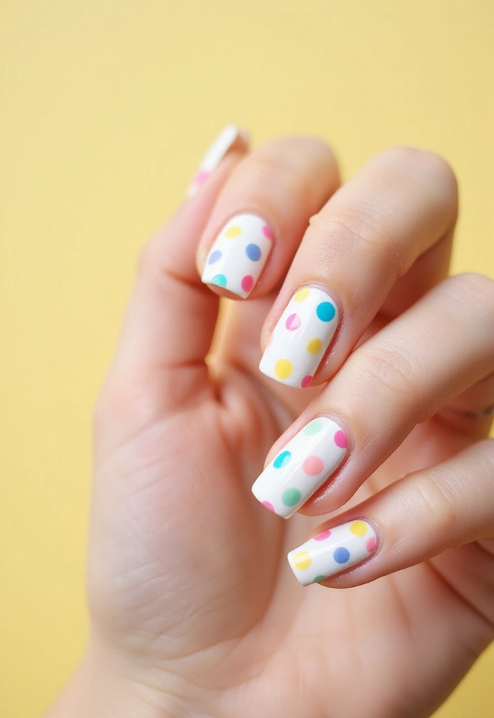 22 Spring Nail Inspirations That Will Spark Your Creativity (Trust Us, #9 Is a Must-Try!) - 8. Fun Dots