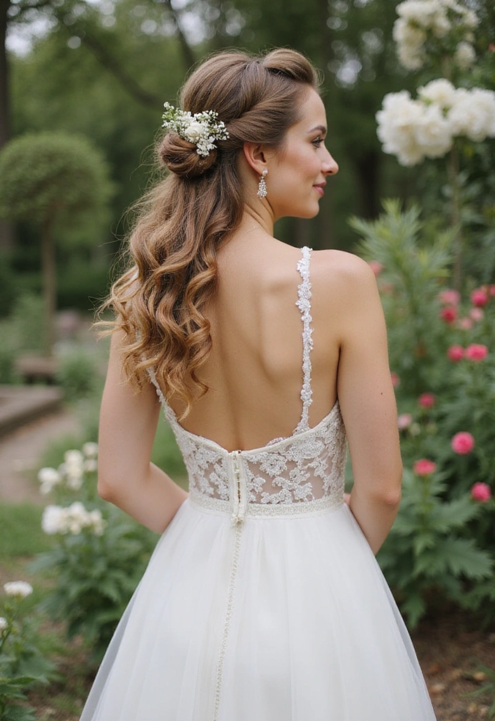 24 Gorgeous Curly Hairstyles for Weddings That Will Make You the Star of the Day! - 1. Elegant Curly Updo