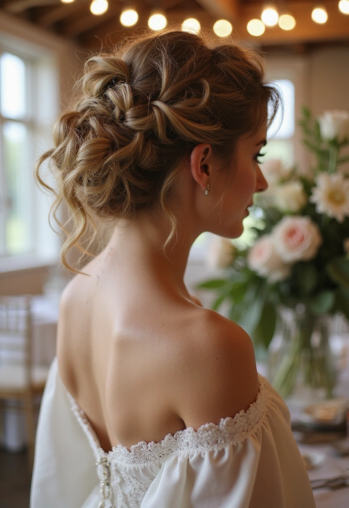 24 Gorgeous Curly Hairstyles for Weddings That Will Make You the Star of the Day! - 19. Curly Twisted Ponytail
