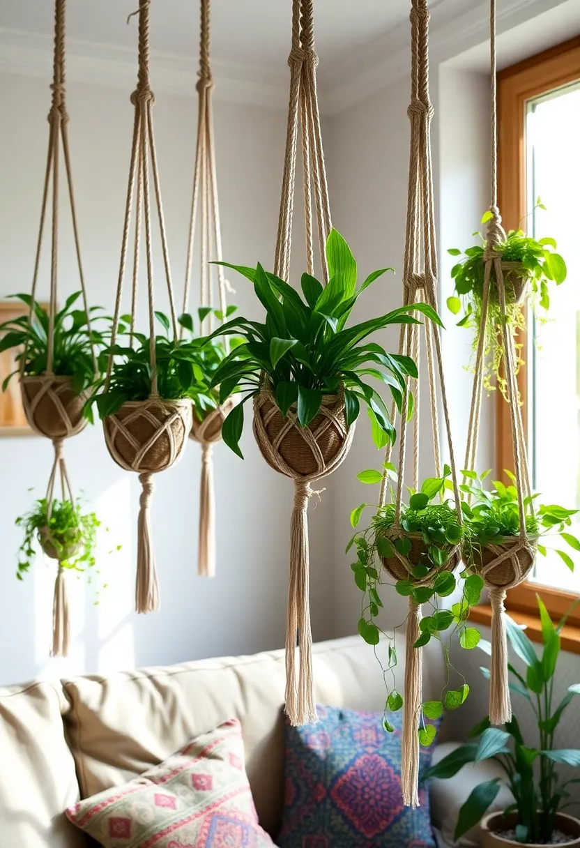 25 Affordable Summer DIY Decor Projects for Your Living Room (You Can Totally Do #11!) - 2. DIY Macrame Plant Hangers