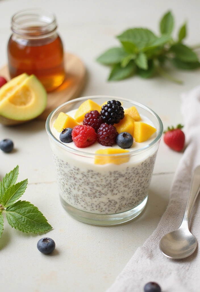 8 Coconut Water Recipes That’ll Transport You to a Tropical Paradise (Don’t Miss #2!) - 6. Coconut Water Chia Seed Pudding