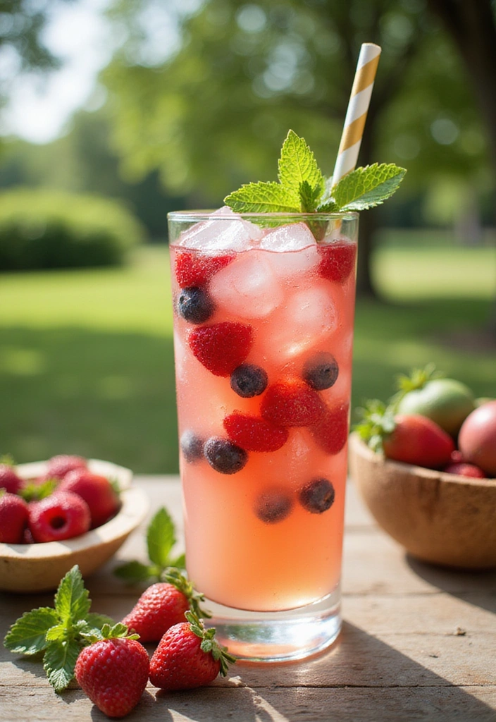 8 Coconut Water Recipes That’ll Transport You to a Tropical Paradise (Don’t Miss #2!) - 7. Coconut Water Berry Refresher