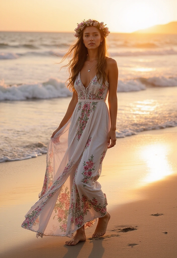 Wedding Outfit: The Ultimate Guide to Finding Your Dream Look! - 2. Embracing Bohemian Vibes with Maxi Dresses