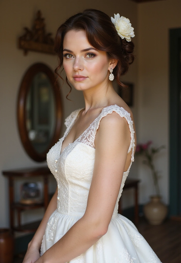 Wedding Outfit: The Ultimate Guide to Finding Your Dream Look! - 7. Vintage Charm with Retro Styles