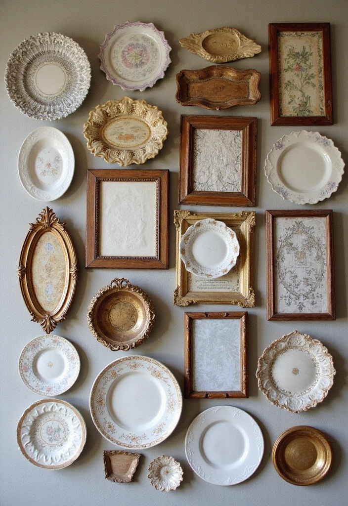 25 Great Wall Decor Ideas That Will Transform Your Space (You Won't Believe #12!) - 10. Upcycled Art Pieces