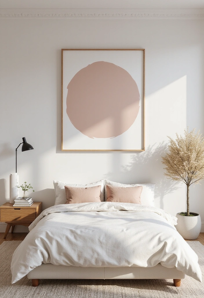 25 Great Wall Decor Ideas That Will Transform Your Space (You Won't Believe #12!) - 17. Minimalist Art for Calm Spaces