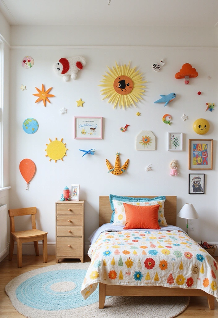 25 Great Wall Decor Ideas That Will Transform Your Space (You Won't Believe #12!) - 18. Playful Kids' Wall Decor