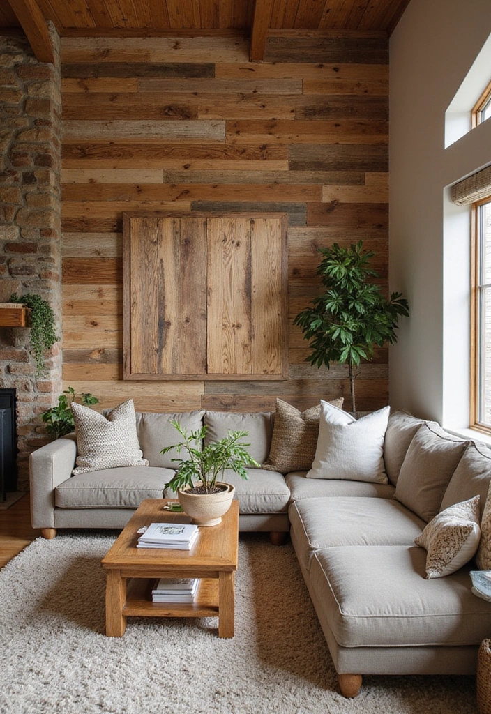 25 Great Wall Decor Ideas That Will Transform Your Space (You Won't Believe #12!) - 19. Rustic Wood Accents