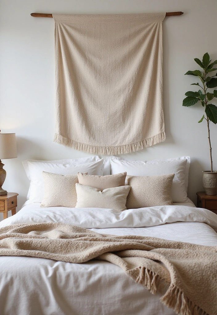 25 Great Wall Decor Ideas That Will Transform Your Space (You Won't Believe #12!) - 8. Fabric Wall Hangings