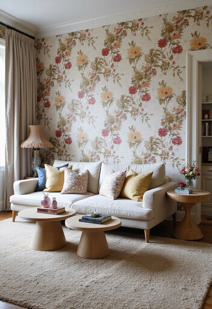 25 Great Wall Decor Ideas That Will Transform Your Space (You Won't Believe #12!) - 9. Artful Wallpaper